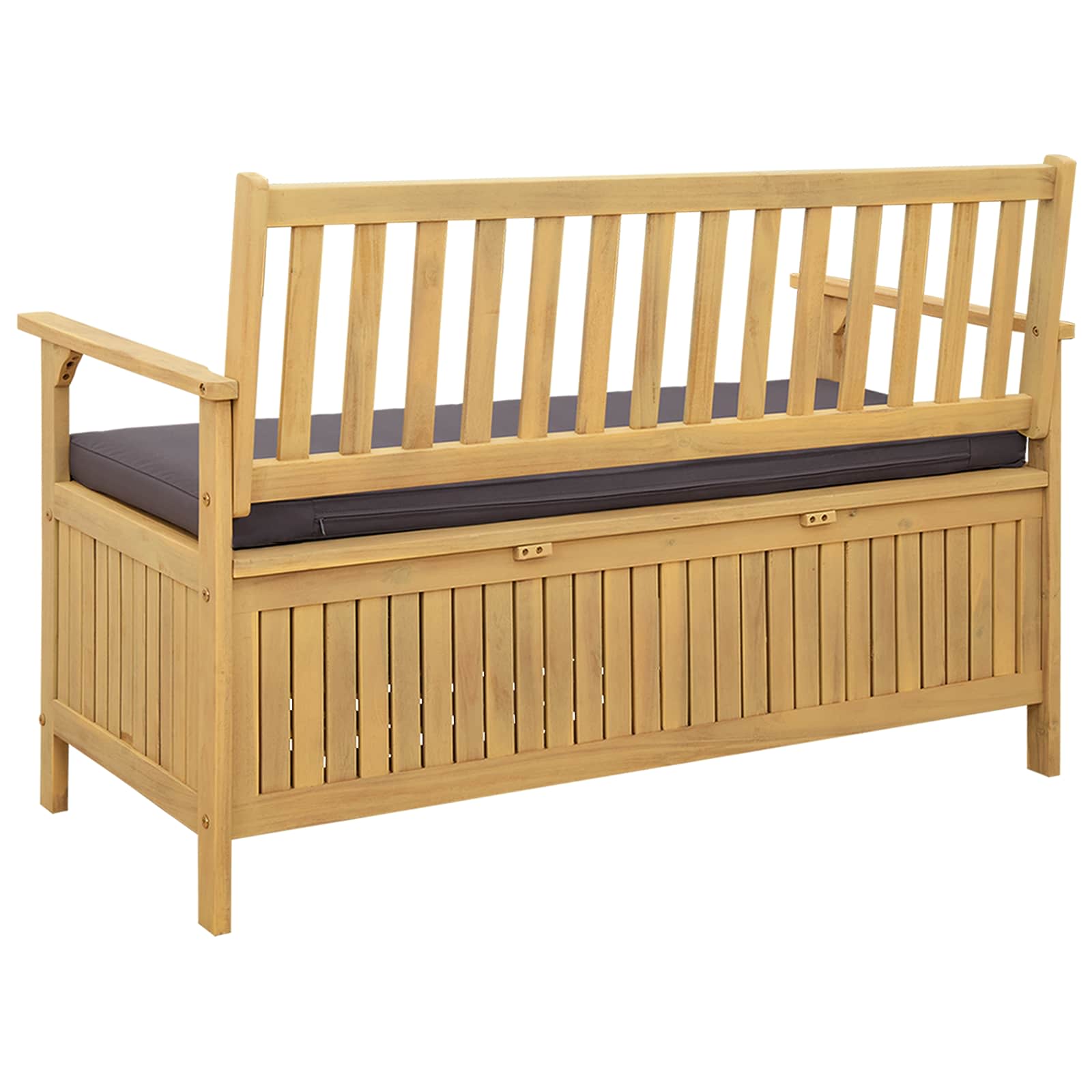 Panchina con contenitore con cuscino con porta 120 x 63 x 84 cm | homemem39