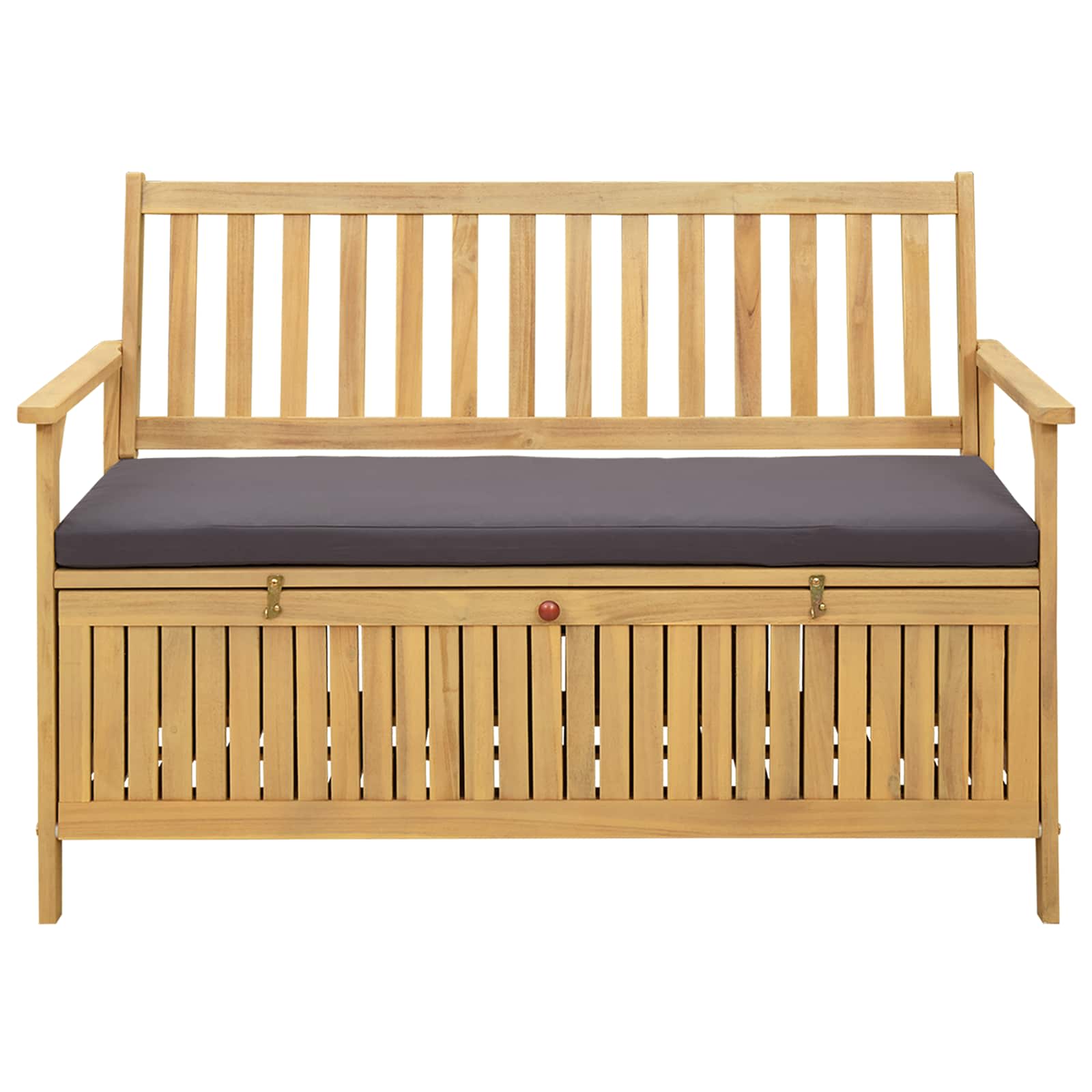 Panchina con contenitore con cuscino con porta 120 x 63 x 84 cm | homemem39
