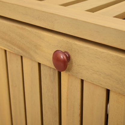 Panchina con contenitore 120 x 63 x 84 cm Acacia Solido | homemem39