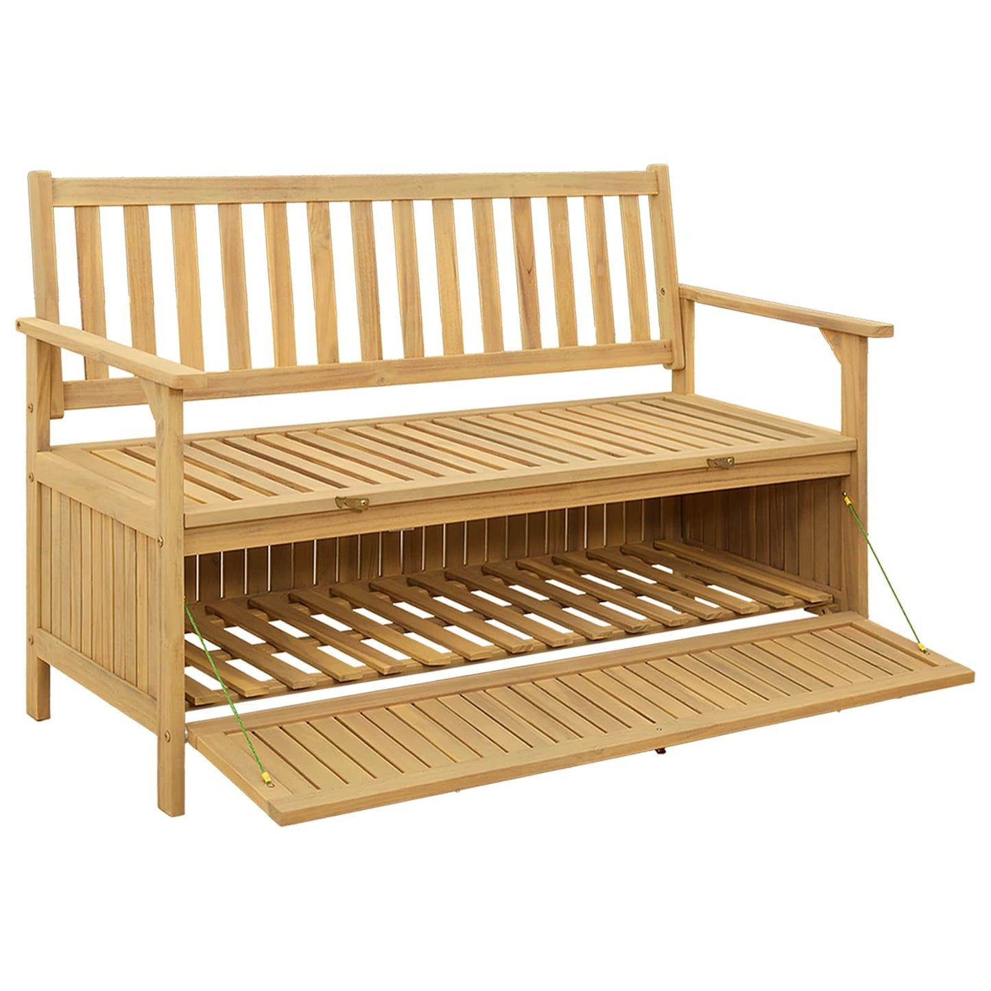 Panchina con contenitore 120 x 63 x 84 cm Acacia Solido | homemem39