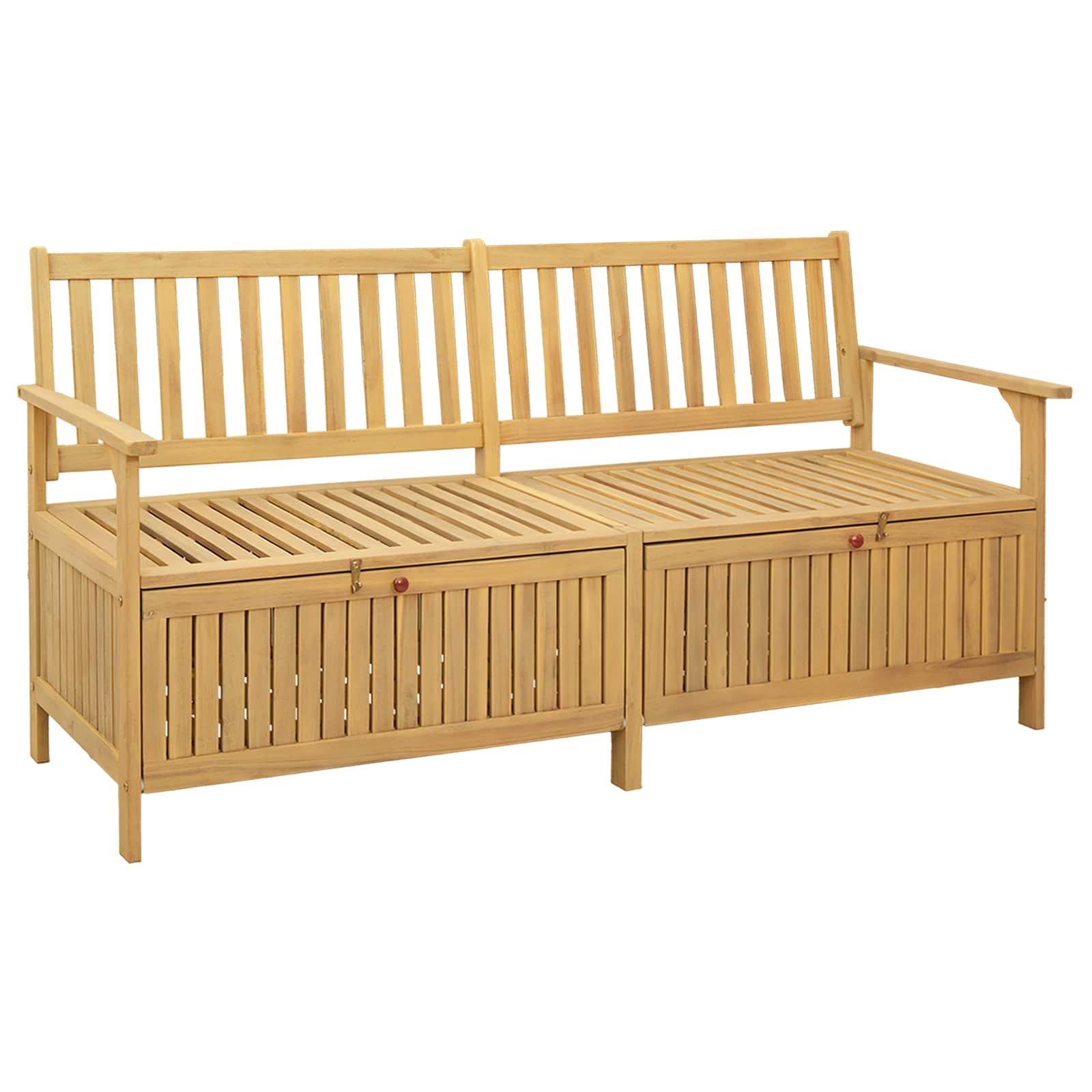 Panchina con contenitore 170 x 63 x 84 cm Acacia Solido | homemem39