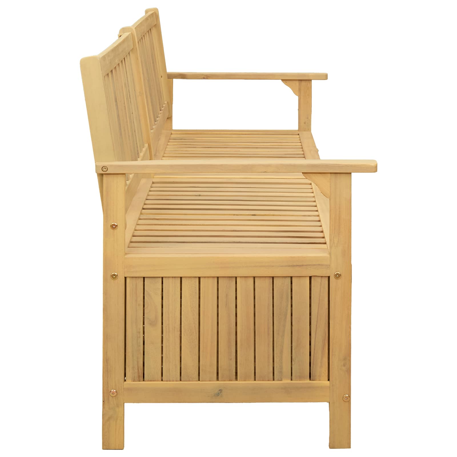 Panchina con contenitore 170 x 63 x 84 cm Acacia Solido | homemem39