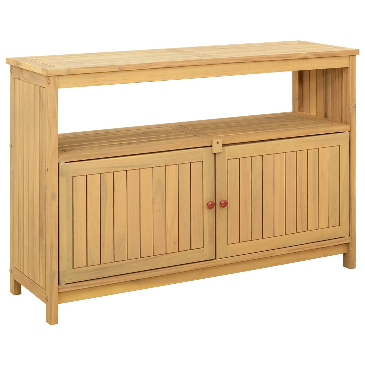 Tavolo consolle da giardino Acacia chiaro 110 x 35 x 75 cm | homemem39