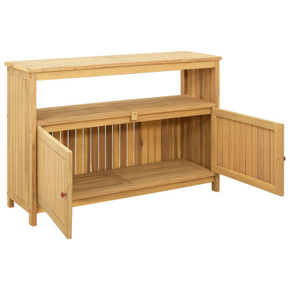 Tavolo consolle da giardino Acacia chiaro 110 x 35 x 75 cm | homemem39