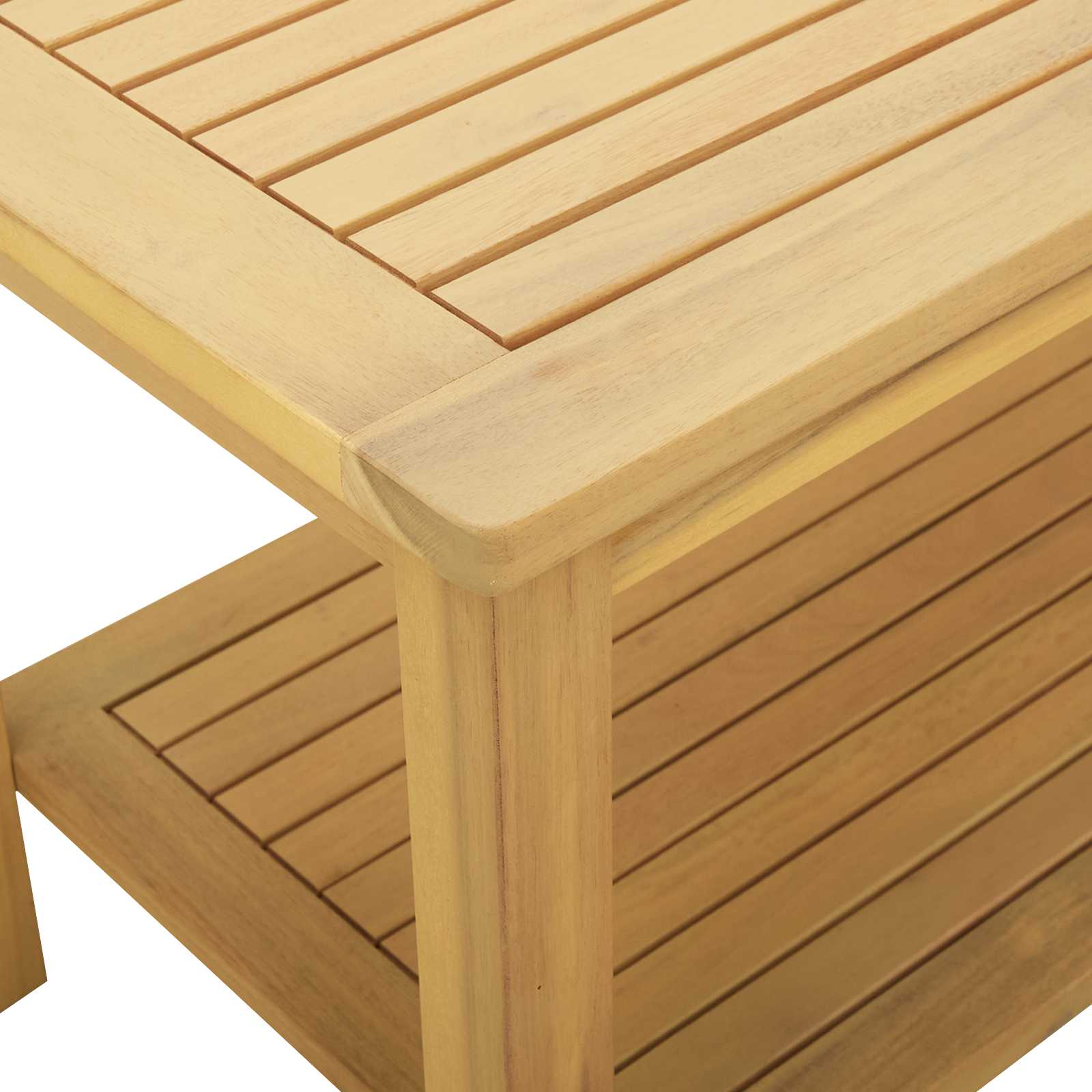 Tavolo laterale Olio Naturale 110 x 55 x 45 cm | homemem39