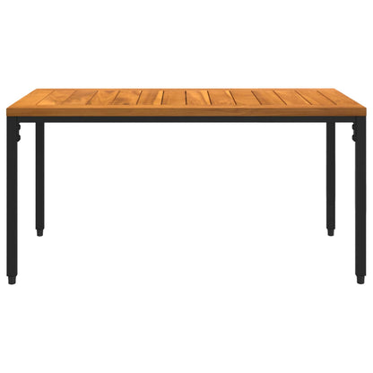 Set di Mobili da Esterno con cuscino 4 pcs Nero polyrattan | homemem39