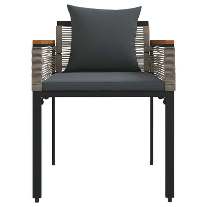 Set di Mobili da Esterno Grigio e Grigio Scuro polyrattan | homemem39