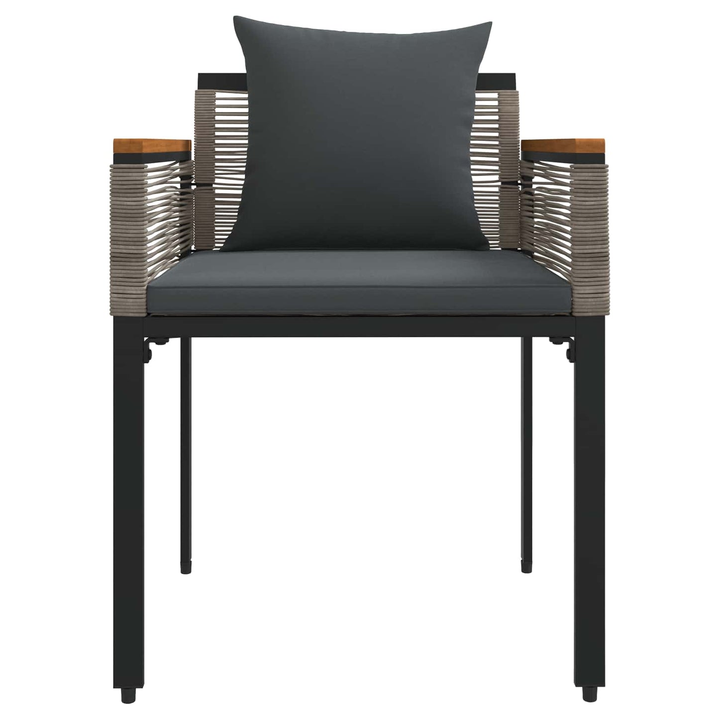 Set di Mobili da Esterno Grigio e Grigio Scuro polyrattan | homemem39