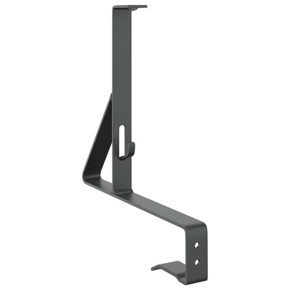 Supporto per guardia della neve 12 pcs Antracite Acciaio | homemem39