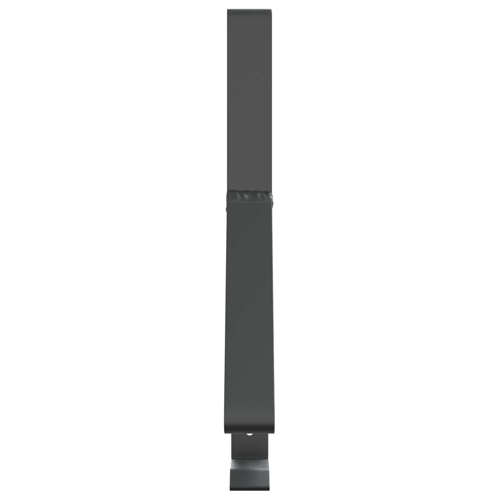 Supporto per guardia della neve 12 pcs Antracite Acciaio | homemem39