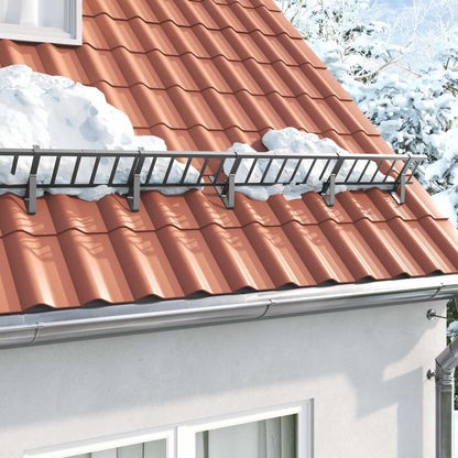 Guardia per neve sul tetto Antracite 100 x 29,5 x 34,5 cm
