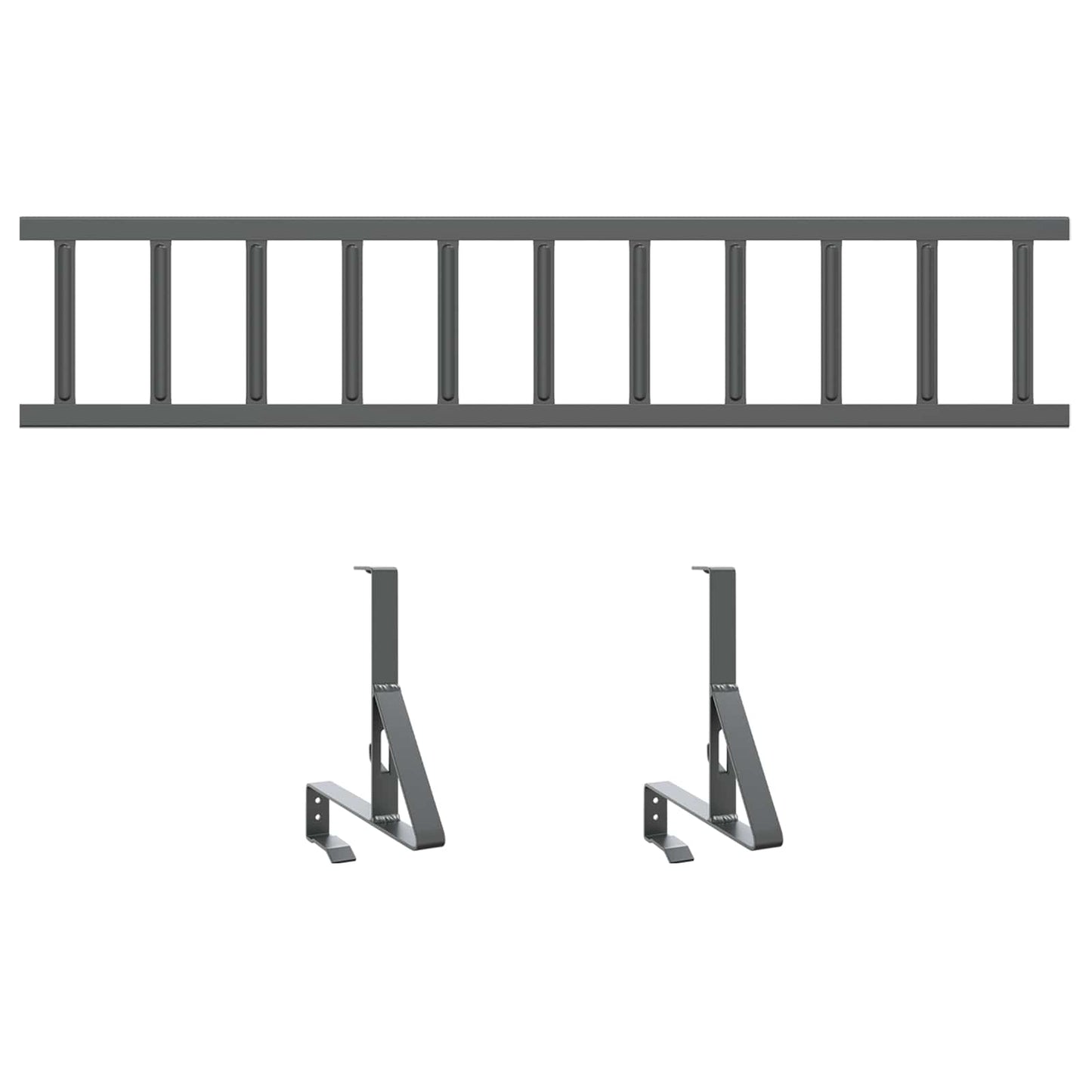 Guardia per neve sul tetto Antracite 100 x 29,5 x 34,5 cm