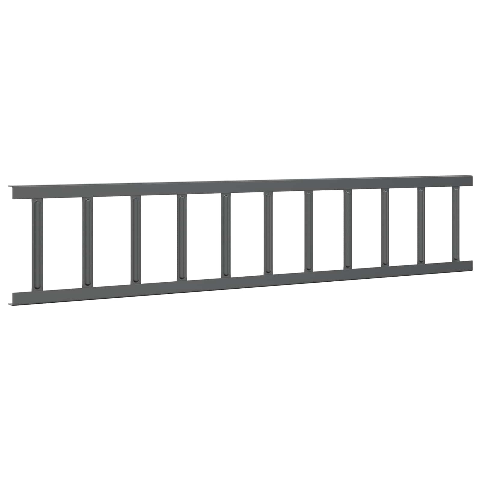 Guardia per neve sul tetto Antracite 100 x 2,5 x 20 cm Acciaio | homemem39