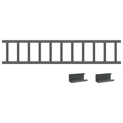 Guardia per neve sul tetto Antracite 300 x 2,5 x 20 cm Acciaio | homemem39