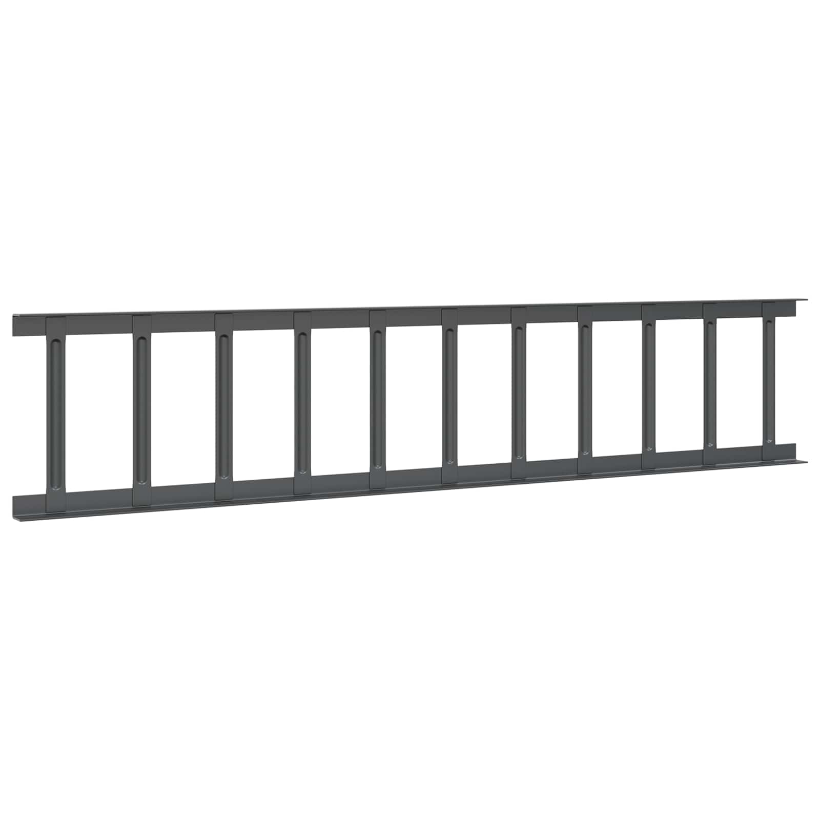 Guardia per neve sul tetto Antracite 1200 x 2,5 x 20 cm Acciaio | homemem39