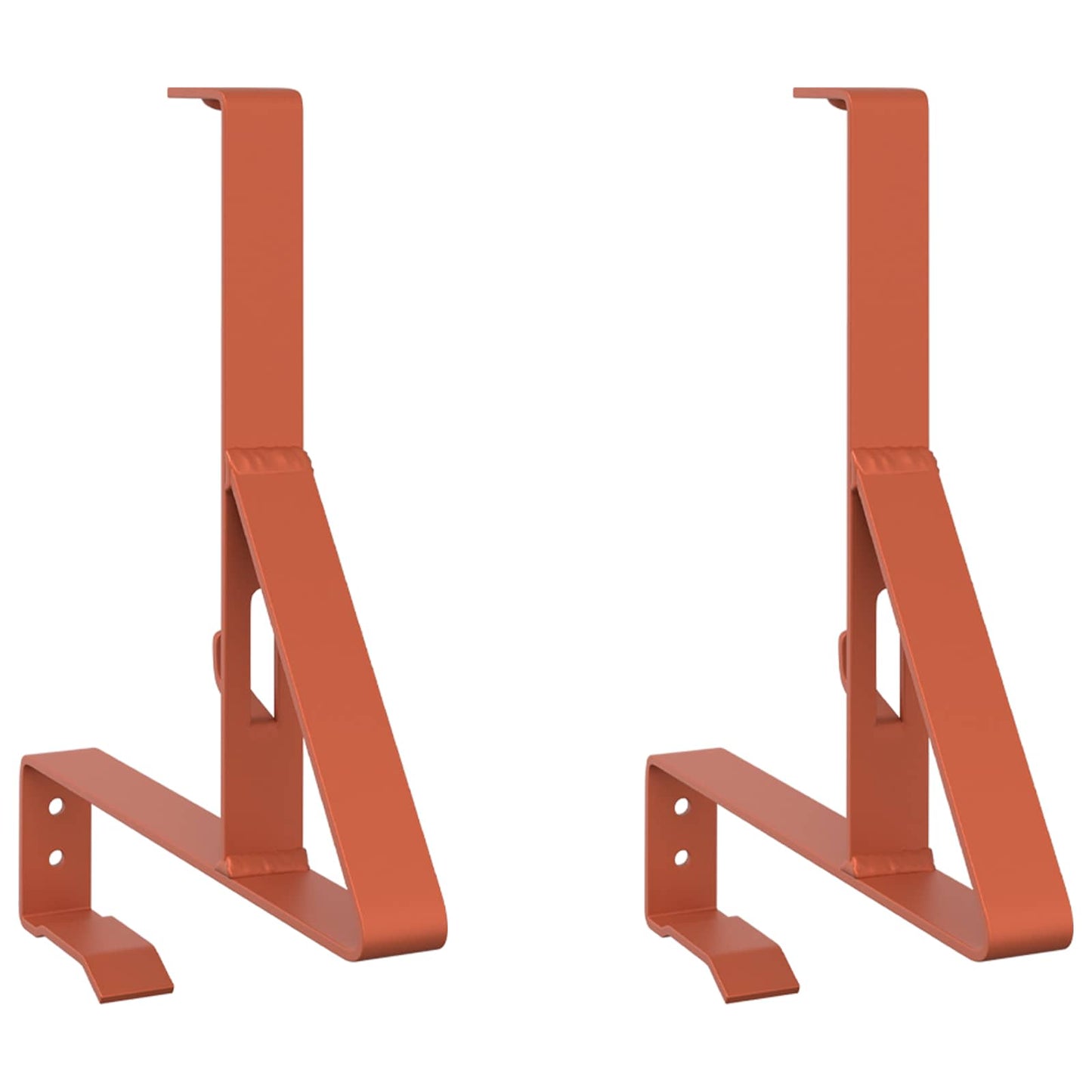 Supporto per guardia della neve 2 pcs Rosso 29,5 x 3 x 34,5 cm