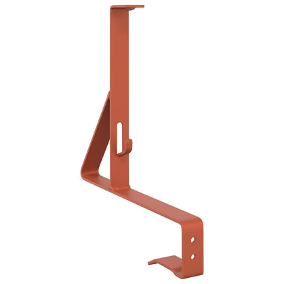Supporto per guardia della neve 12 pcs Rosso 29,5 x 3 x 34,5 cm | homemem39