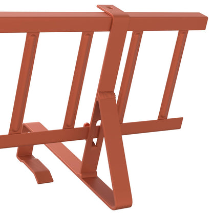 Guardia per neve sul tetto Rosso 800 x 29,5 x 34,5 cm Acciaio | homemem39