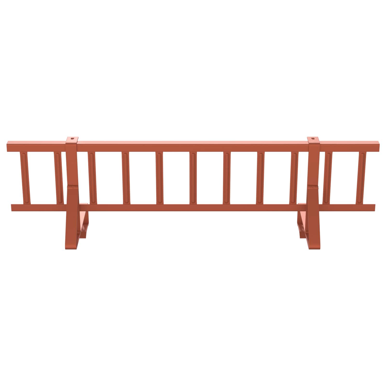 Guardia per neve sul tetto Rosso 800 x 29,5 x 34,5 cm Acciaio | homemem39