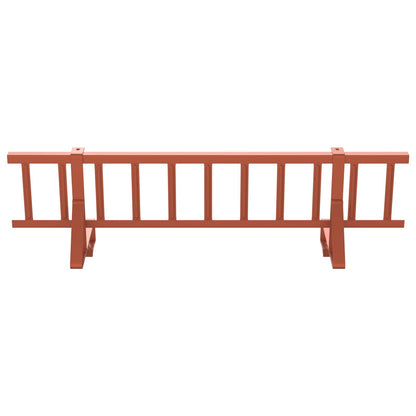 Guardia per neve sul tetto Rosso 800 x 29,5 x 34,5 cm Acciaio | homemem39
