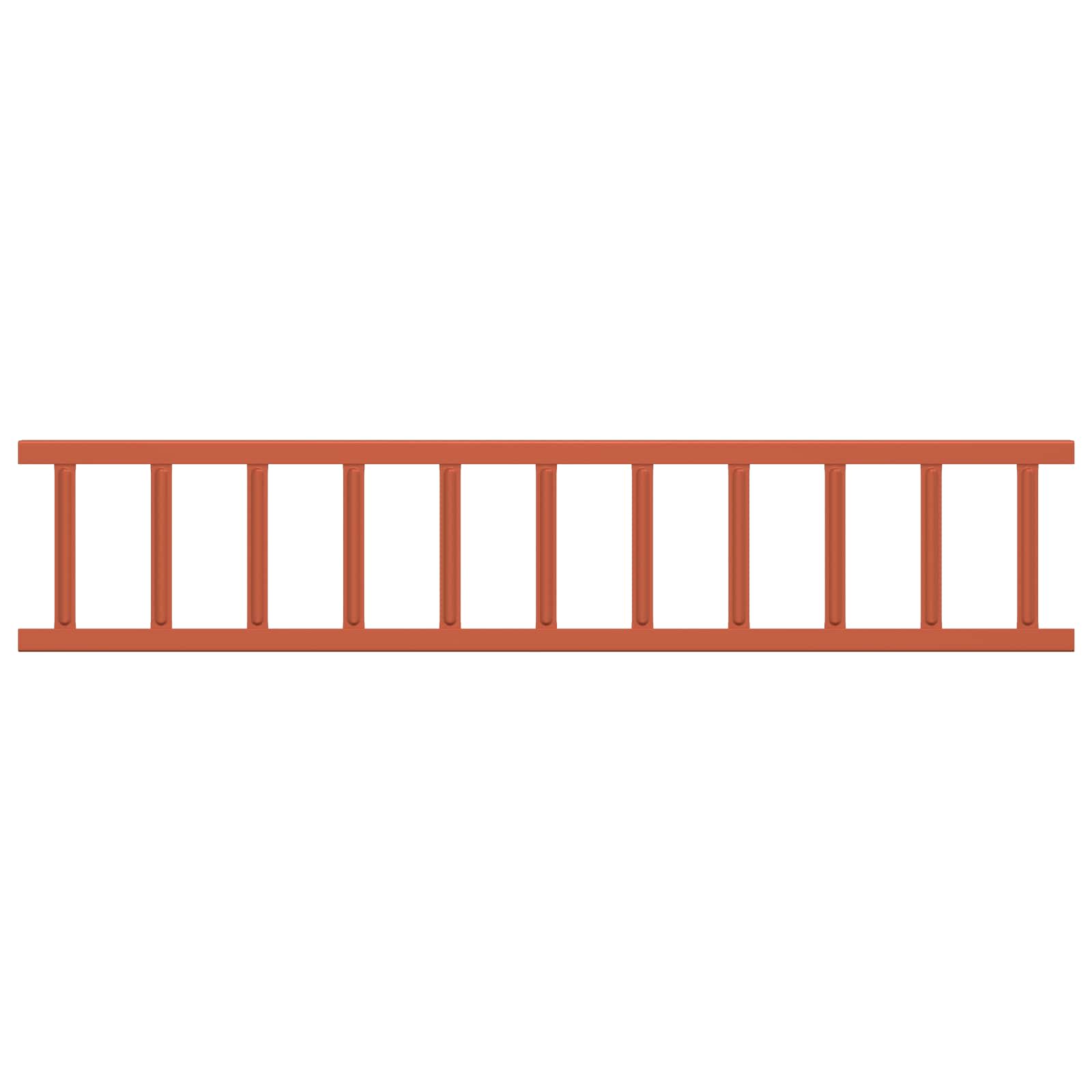 Guardia per neve sul tetto Rosso 600 x 2,5 x 20 cm Acciaio | homemem39