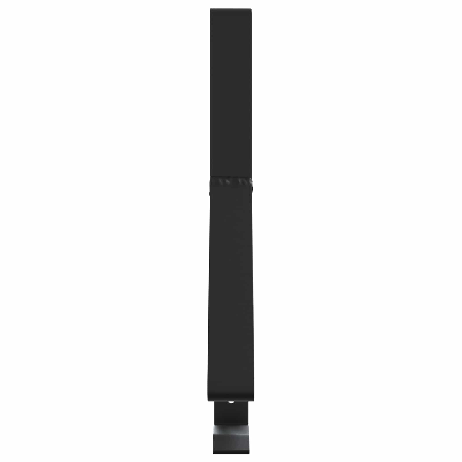Supporto per guardia della neve Nero 29,5 x 3 x 34,5 cm Acciaio | homemem39