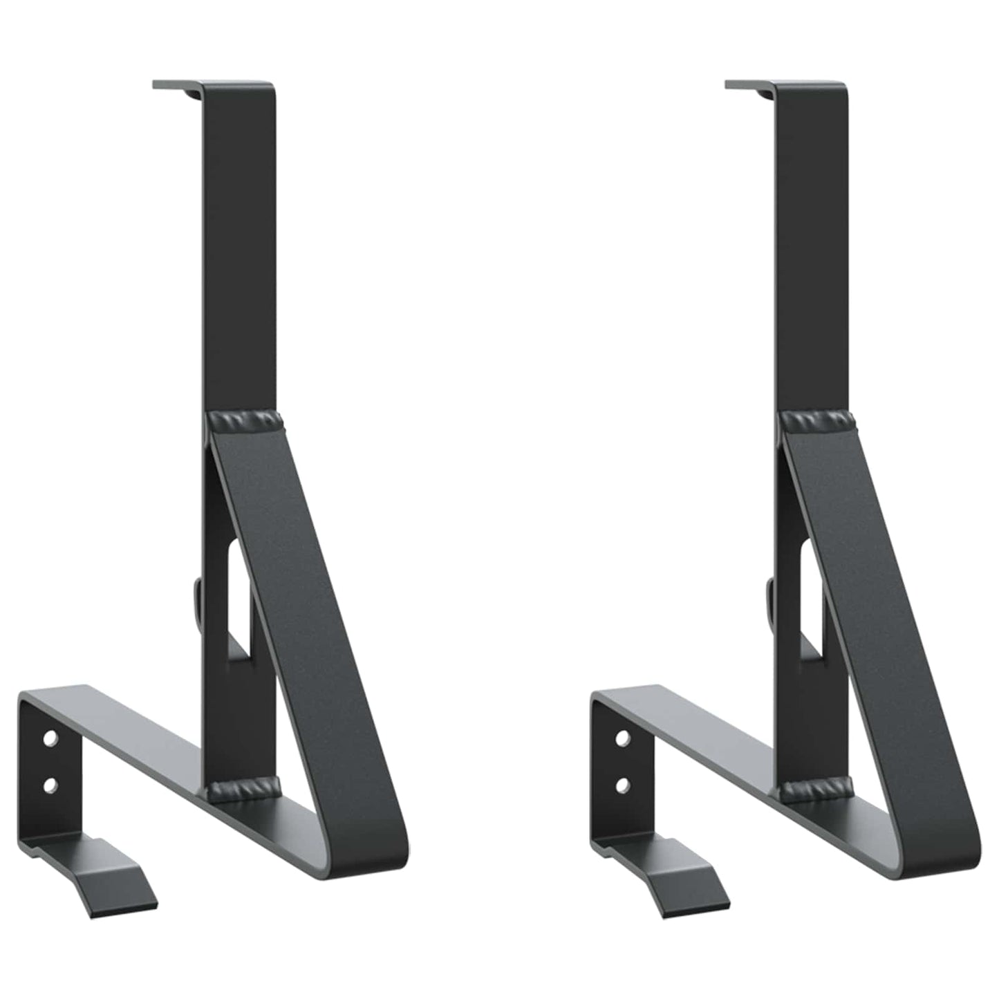 Supporto per guardia della neve 2 pcs Nero 29,5 x 3 x 34,5 cm | homemem39