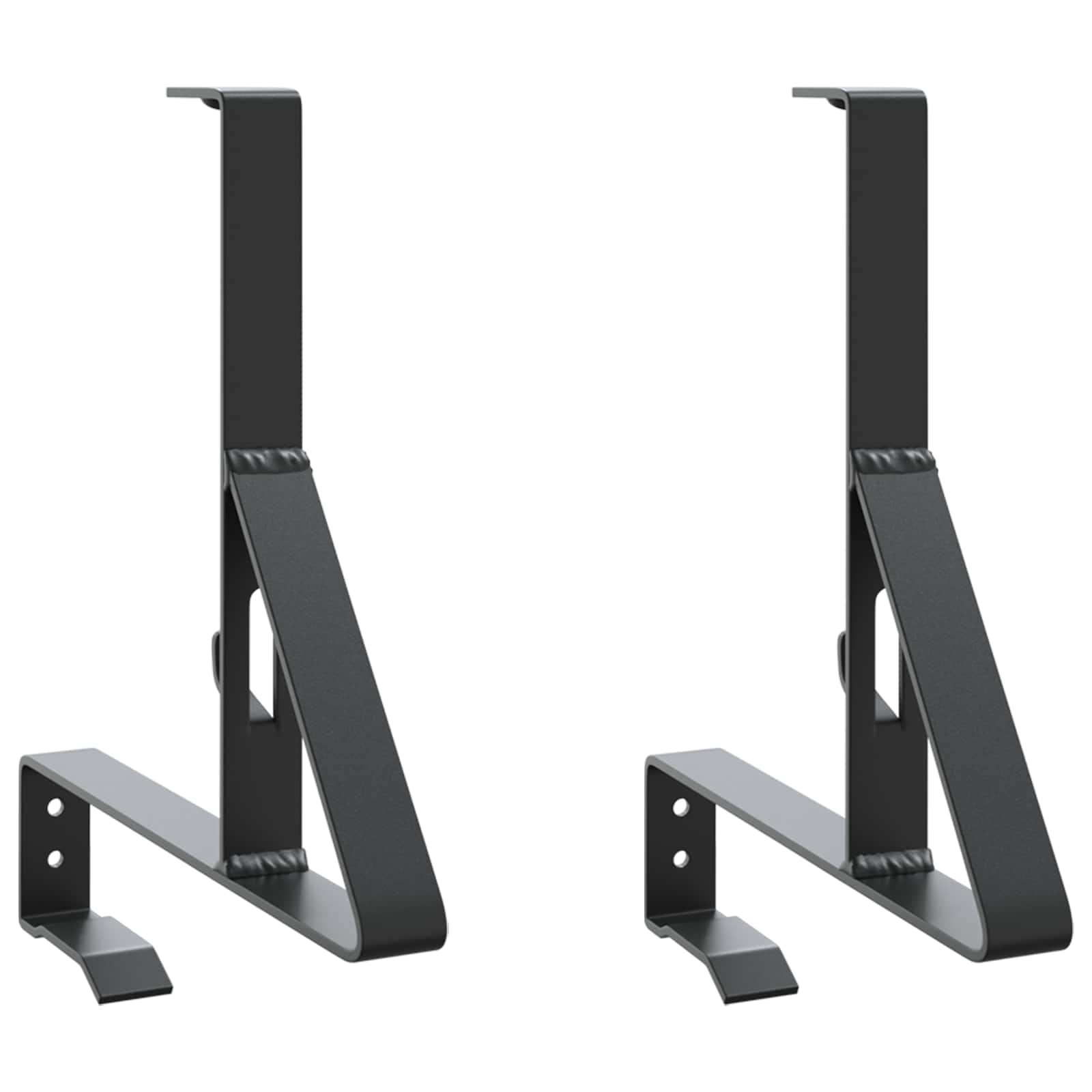 Supporto per guardia della neve 2 pcs Nero 29,5 x 3 x 34,5 cm | homemem39