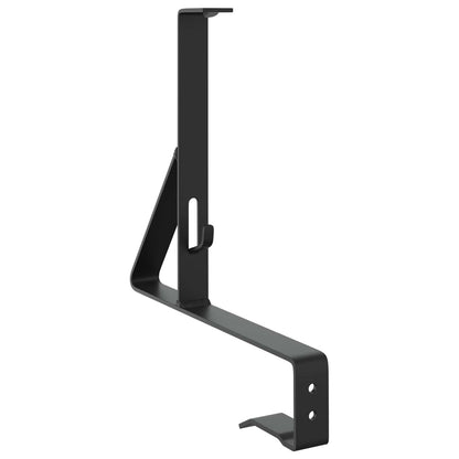 Supporto per guardia della neve 6 pcs Nero 29,5 x 3 x 34,5 cm