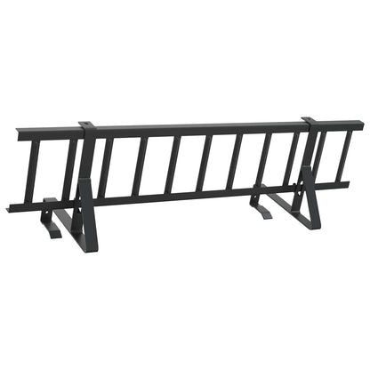 Guardia per neve sul tetto Nero 100 x 29,5 x 34,5 cm Acciaio | homemem39