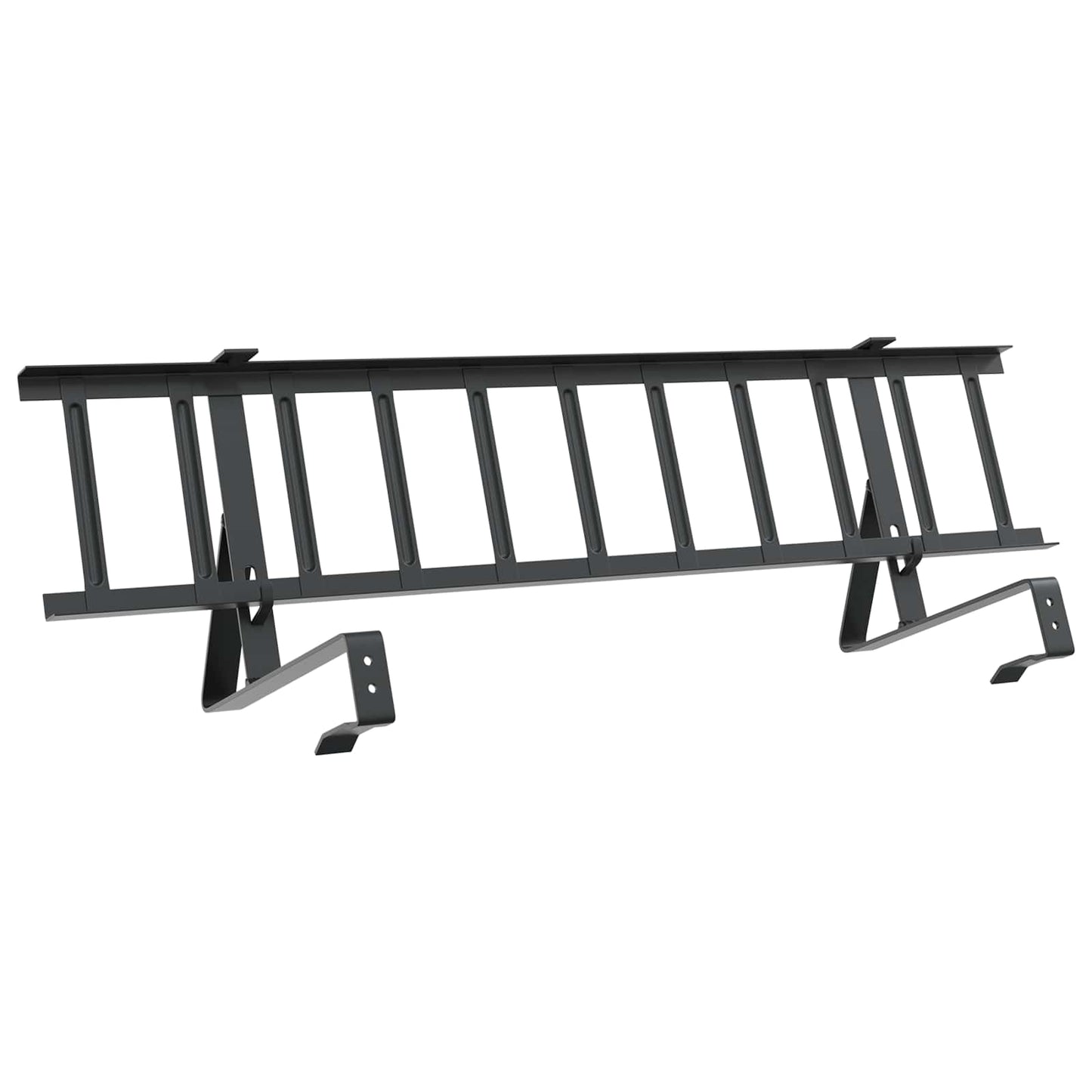 Guardia per neve sul tetto Nero 100 x 29,5 x 34,5 cm Acciaio | homemem39