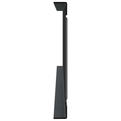 Guardia per neve sul tetto Nero 100 x 2,5 x 20 cm Acciaio | homemem39