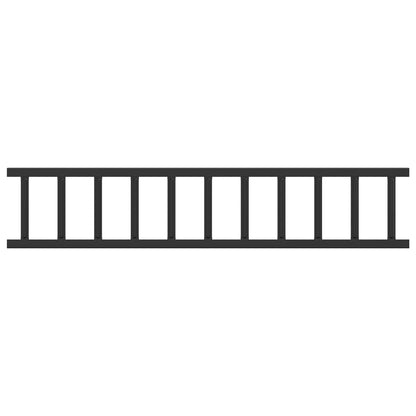 Guardia per neve sul tetto 1200 x 2,5 x 20 cm Acciaio | homemem39