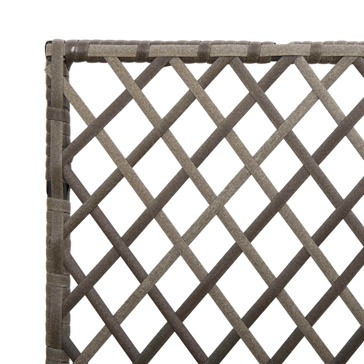 Vaso da Giardino con Trellis Grigio 70 x 30 x 135 cm polyrattan | homemem39