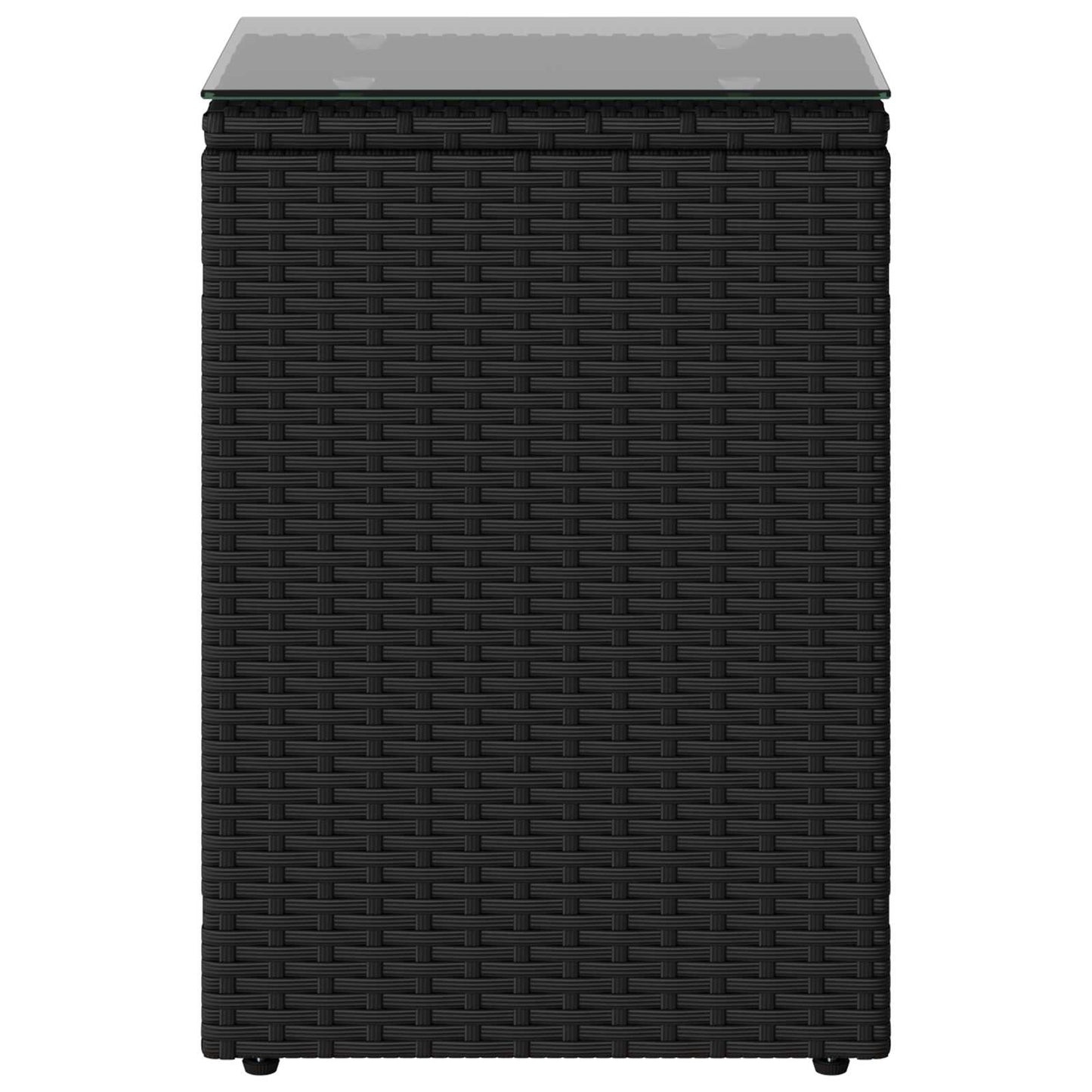 Tavolo laterale Nero polyrattan | homemem39