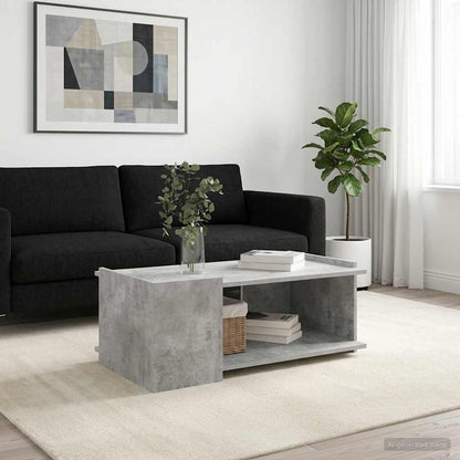 Tavolino da salotto Grigio Cemento 90 x 50 x 33 cm | homemem39
