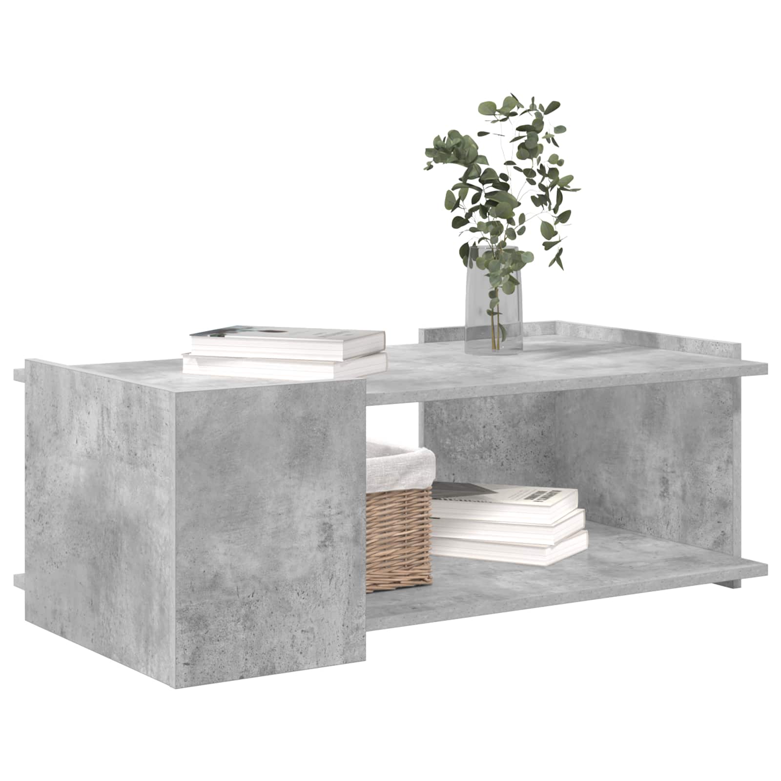 Tavolino da salotto Grigio Cemento 90 x 50 x 33 cm | homemem39