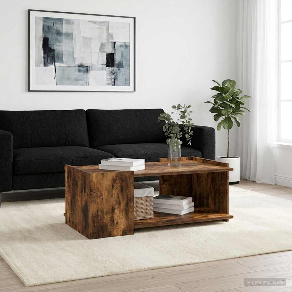 Tavolino da salotto Rovere Fumo 90 x 50 x 33 cm | homemem39