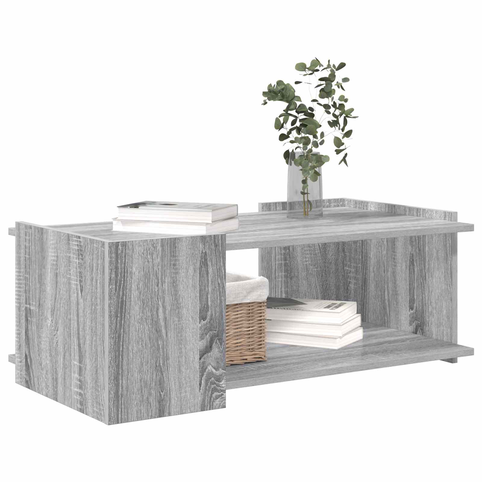 Tavolino da salotto Grigio Sonoma 90 x 50 x 33 cm | homemem39