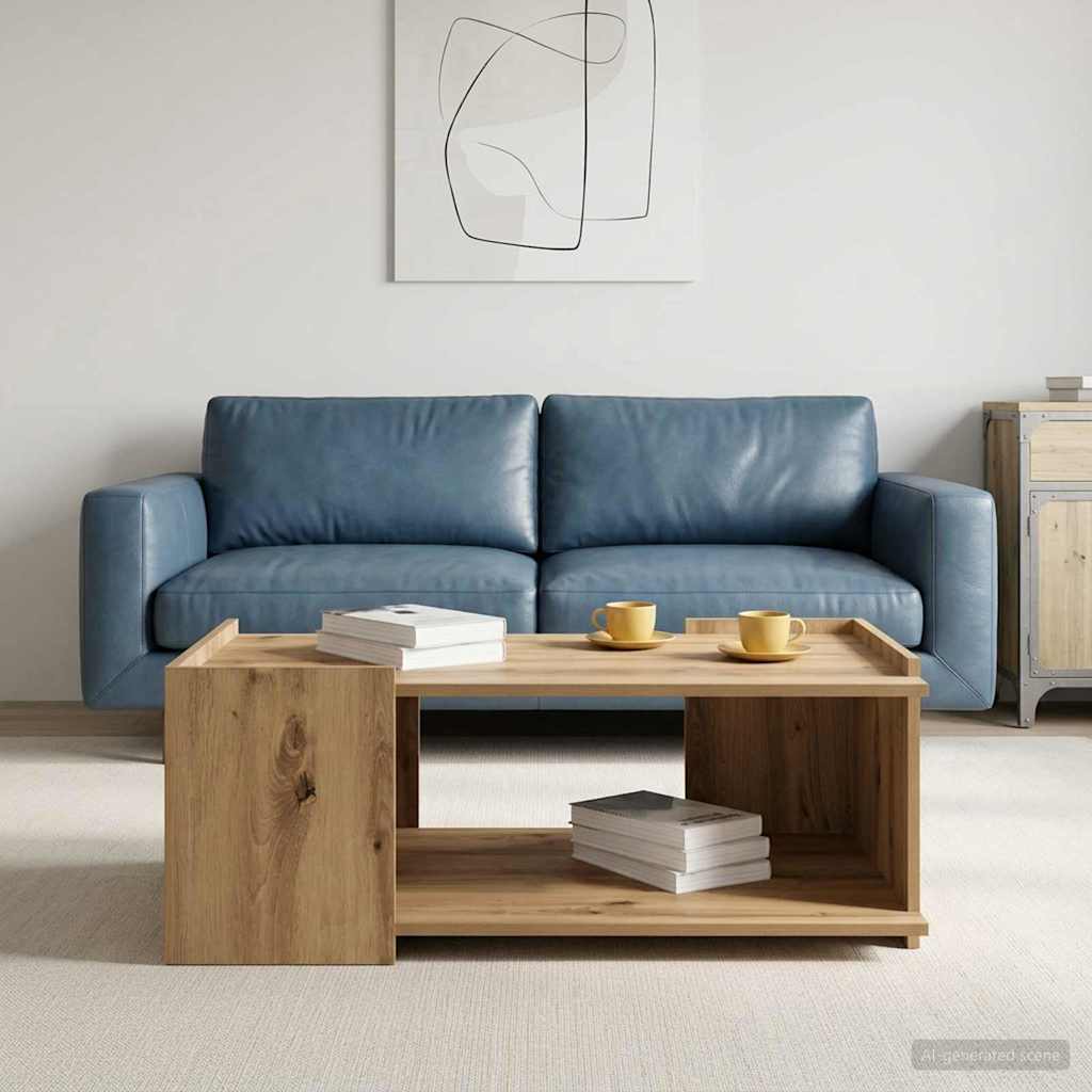 Tavolino da salotto Rovere Artigianale 90 x 50 x 33 cm | homemem39