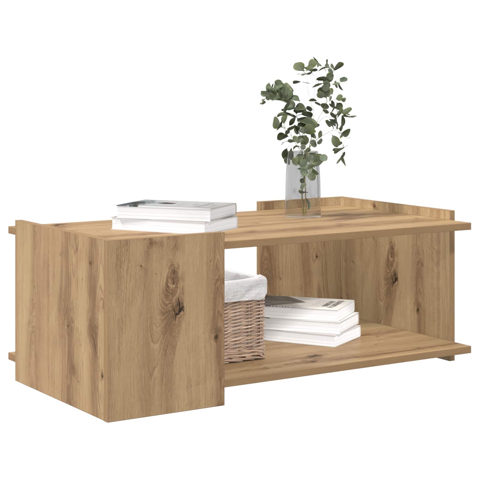 Tavolino da salotto Rovere Artigianale 90 x 50 x 33 cm | homemem39