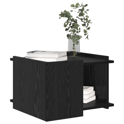 Tavolino da salotto Rovere Nero 50,5 x 50 x 33 cm | homemem39