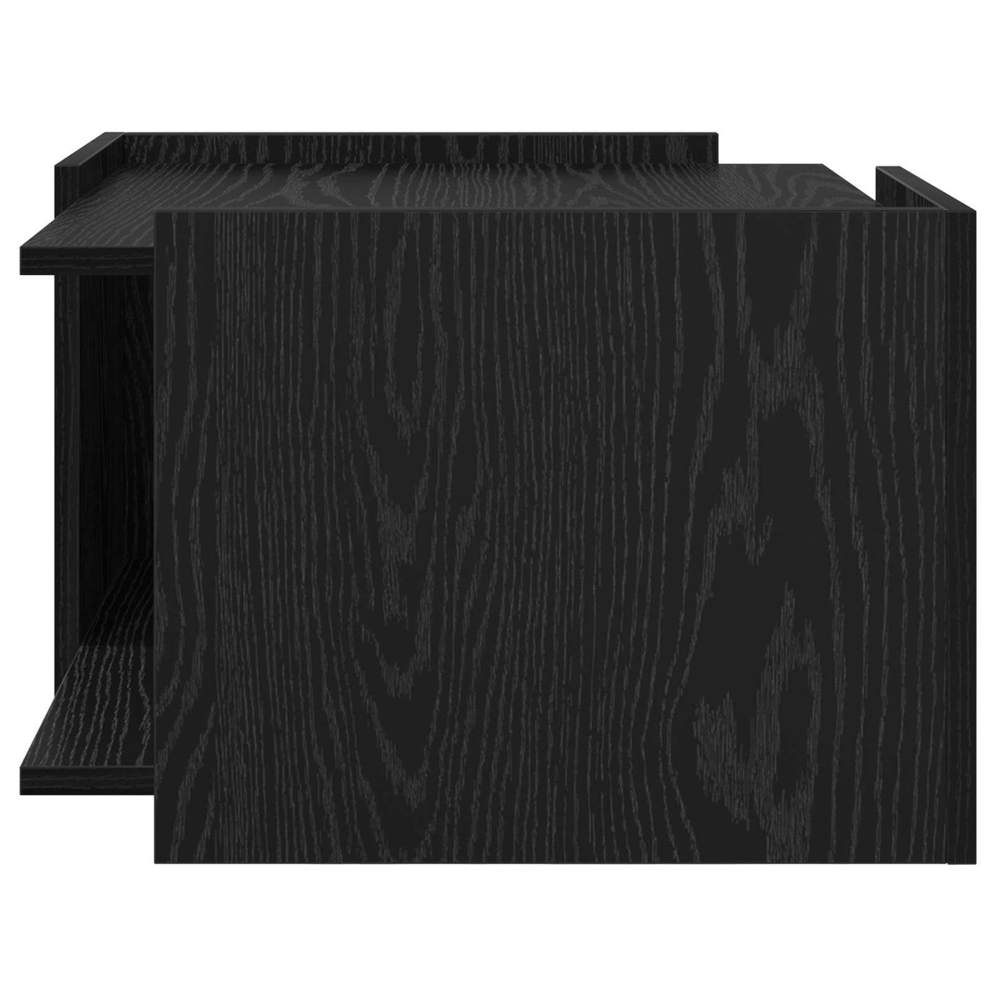 Tavolino da salotto Rovere Nero 50,5 x 50 x 33 cm | homemem39