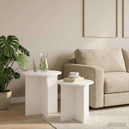 Set tavolini con archiviazione 2 pcs Legno ingegnerizzato | homemem39