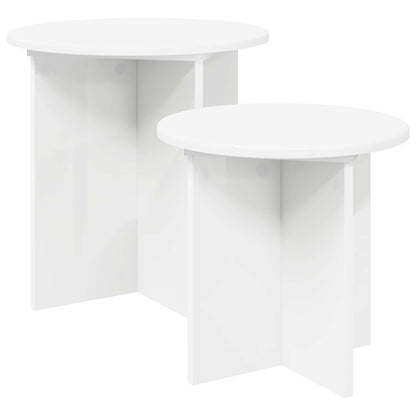 Set tavolini con archiviazione 2 pcs Legno ingegnerizzato | homemem39