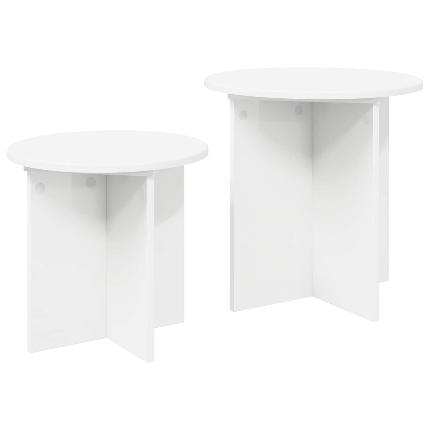 Set tavolini con archiviazione 2 pcs Legno ingegnerizzato | homemem39