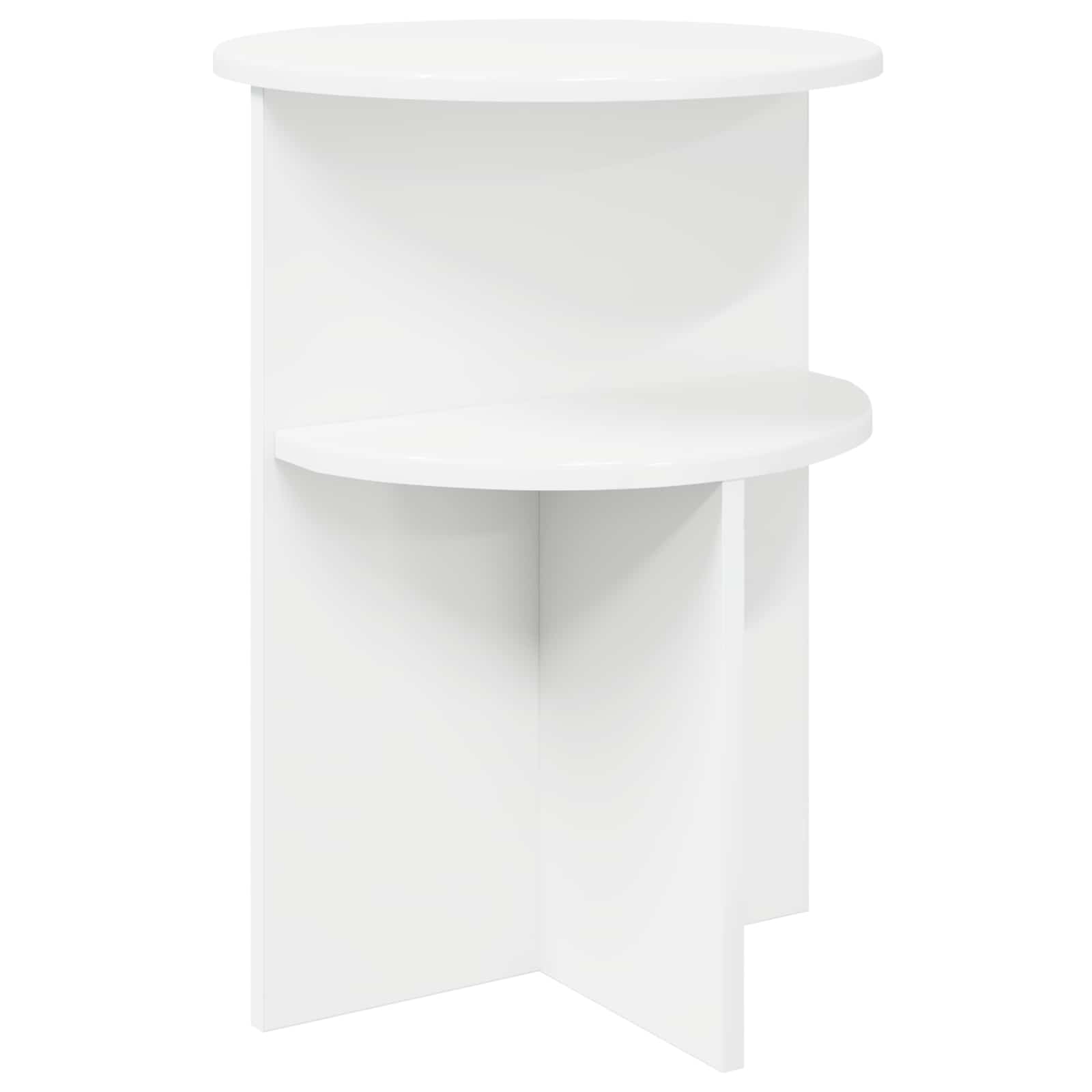 Tavolo laterale Bianco Ø 39,5 x 55 cm Legno ingegnerizzato | homemem39
