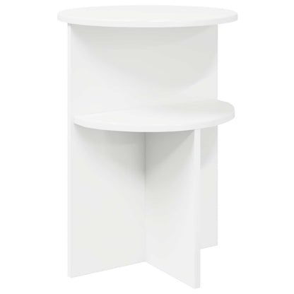 Tavolo laterale Bianco Ø 39,5 x 55 cm Legno ingegnerizzato | homemem39