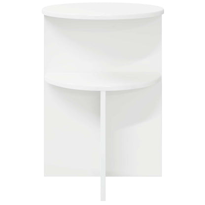 Tavolo laterale Bianco Ø 39,5 x 55 cm Legno ingegnerizzato | homemem39