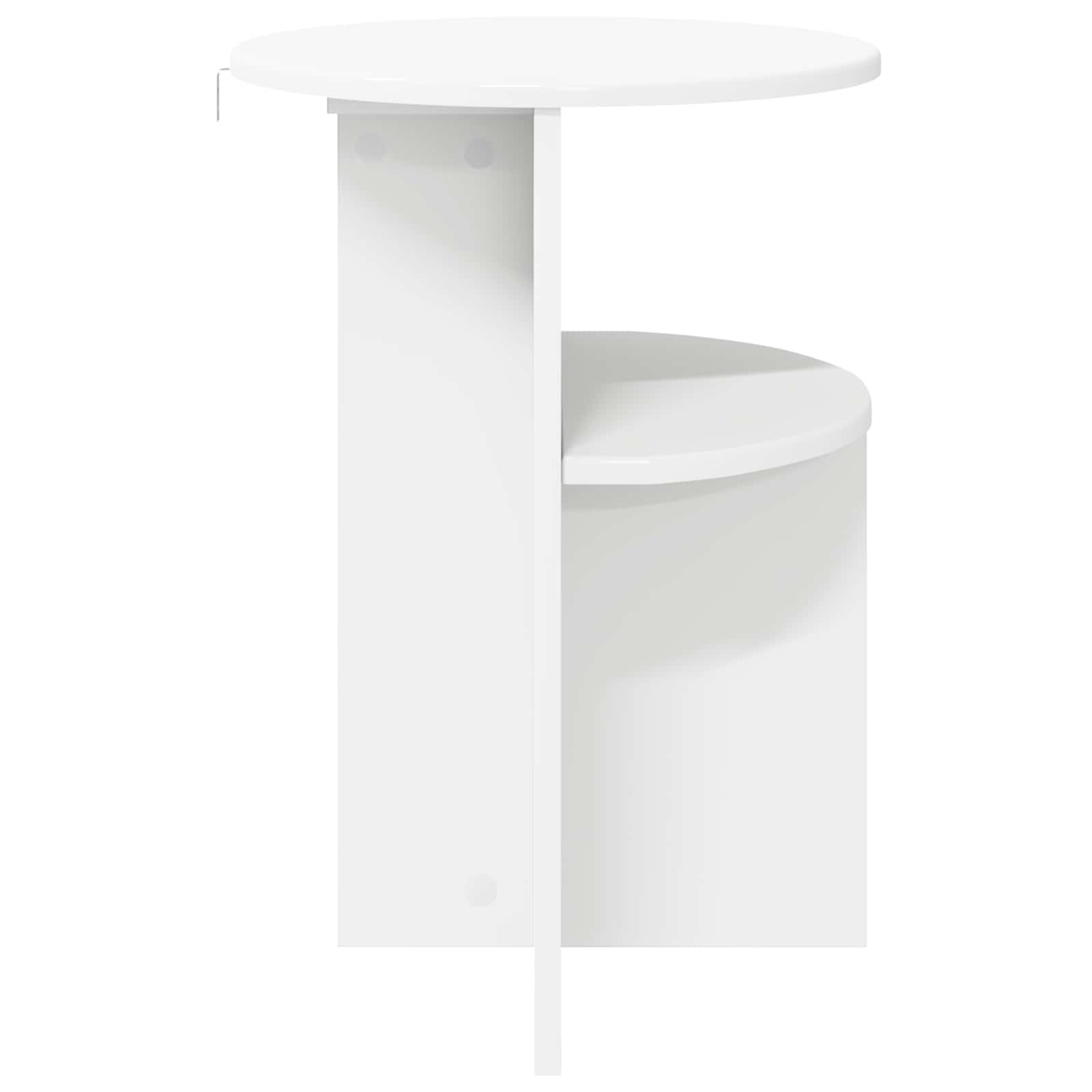 Tavolo laterale Bianco Ø 39,5 x 55 cm Legno ingegnerizzato | homemem39